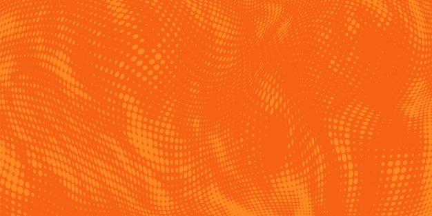 Fondo de medio tono colorido con puntos retorcidos y textura dinámica ideal para la tecnología moderna inspirada