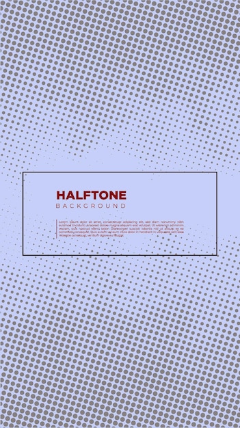 Fondo de medio tono con gradiente punteado