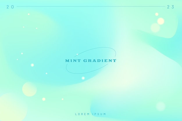 Fondo de menta con gradiente