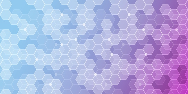 Fondo de metal abstracto hexagonal con luz Fondo de tecnología abstracta de vector de juego hexagonal