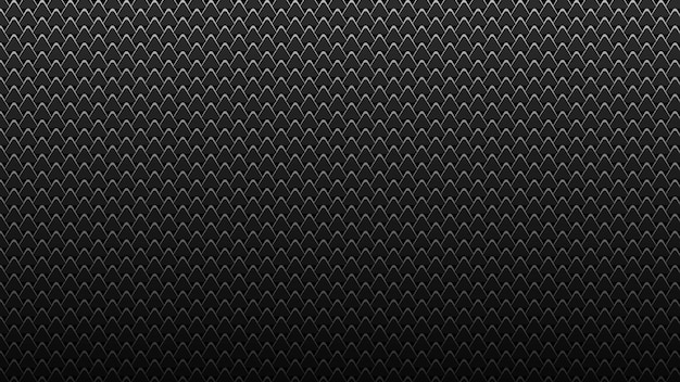Fondo de metal futurista. vector monocromo. Fondo de textura oscura. Metal perforado