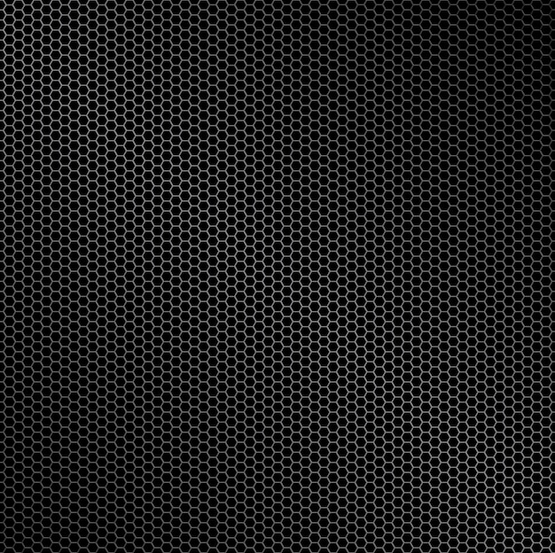 Fondo de metal hexagonal