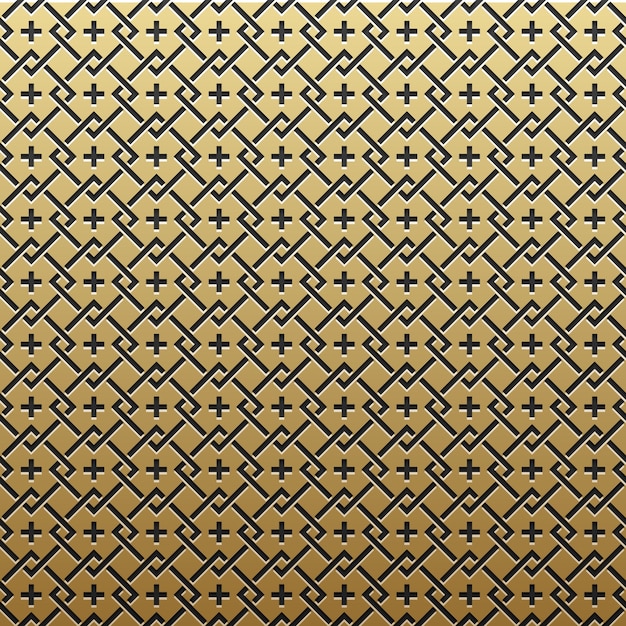 Fondo metálico de oro con el patrón geométrico. elegante estilo de lujo.