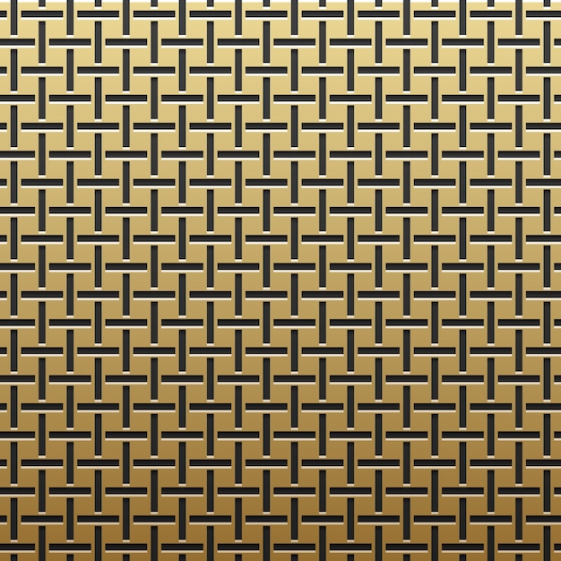 Fondo metálico de oro con el patrón geométrico. Elegante estilo de lujo.