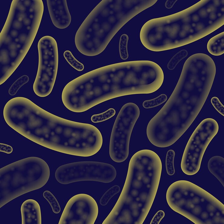 Vector fondo de micro bacteria