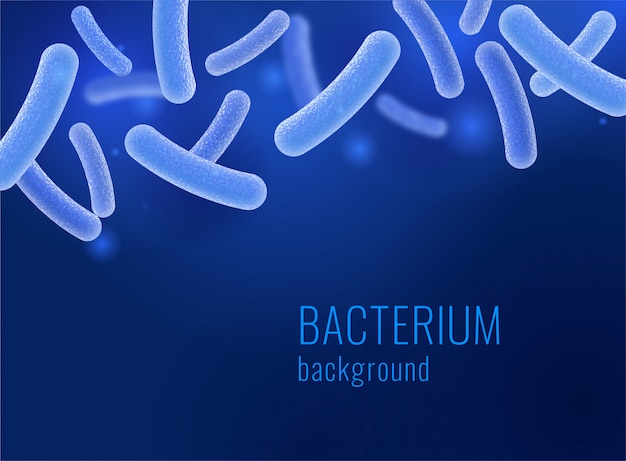 Fondo de micro bacteria