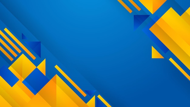 Fondo Minimalista Abstracto Amarillo y Azul