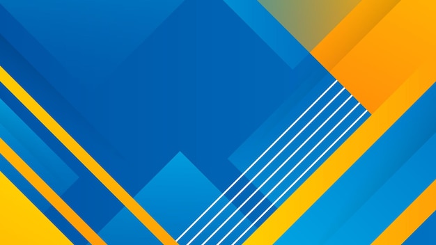Fondo Minimalista Abstracto Amarillo y Azul