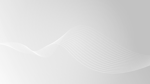 Fondo minimalista con adornos de línea papel tapiz de bandera horizontal Fondo minimalista blanco