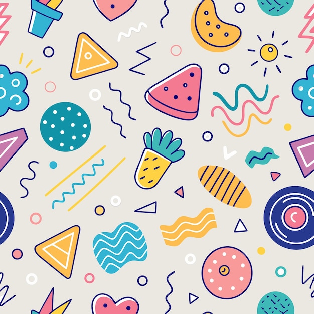 fondo minimalista y colorido