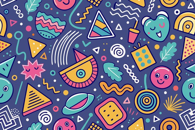 fondo minimalista y colorido