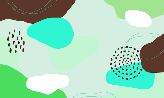 Fondo minimalista dibujado a mano Fondo de forma abstracta dibujada a mano