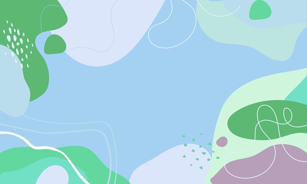 Fondo minimalista dibujado a mano Fondo de forma abstracta dibujada a mano