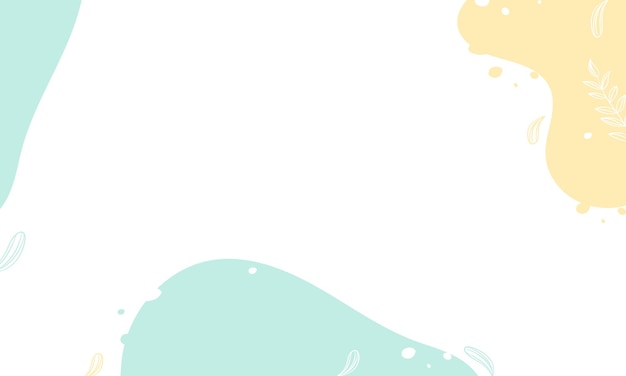 Fondo minimalista dibujado a mano Fondo de forma abstracta dibujada a mano