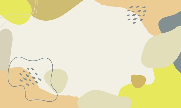 Fondo minimalista dibujado a mano Fondo de forma abstracta dibujada a mano