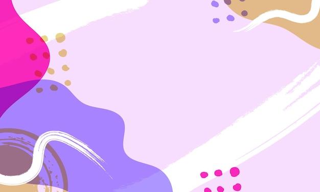 Fondo minimalista dibujado a mano Fondo de forma abstracta dibujada a mano
