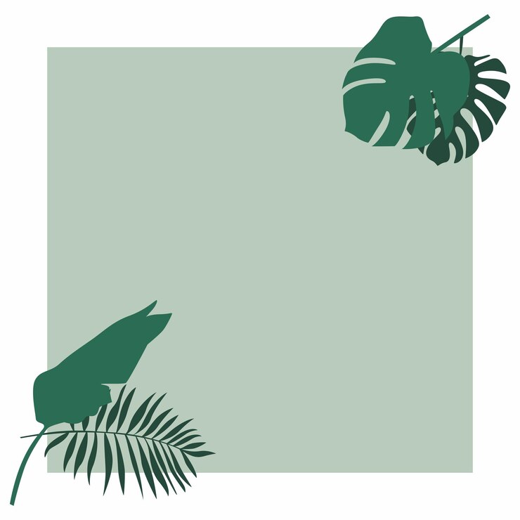 fondo minimalista con hoja tópica