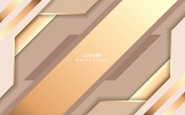 Fondo minimalista de oro de lujo abstracto