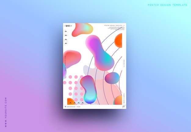 Fondo mínimo abstracto moderno. Patrón colorido diseño de pintura fluida. Gradiente de formas futuristas. Etiqueta de folleto, volante de diseño, afiche, pancarta. Tarjeta de portada. ilustración vectorial