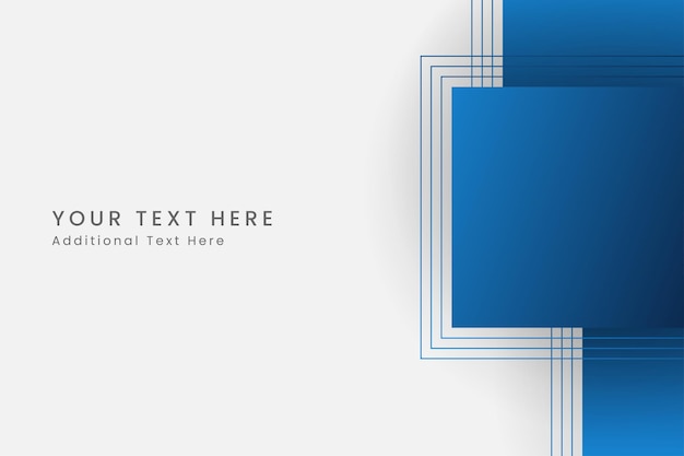 Fondo mínimo azul y blanco con fondo de tecnología futurista geométrica abstracta de línea