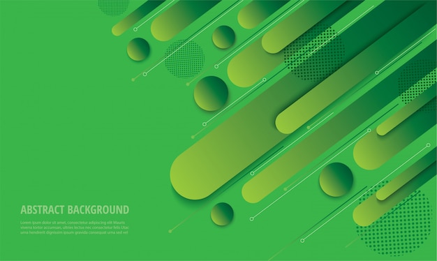 Fondo de moda degradado verde moderno