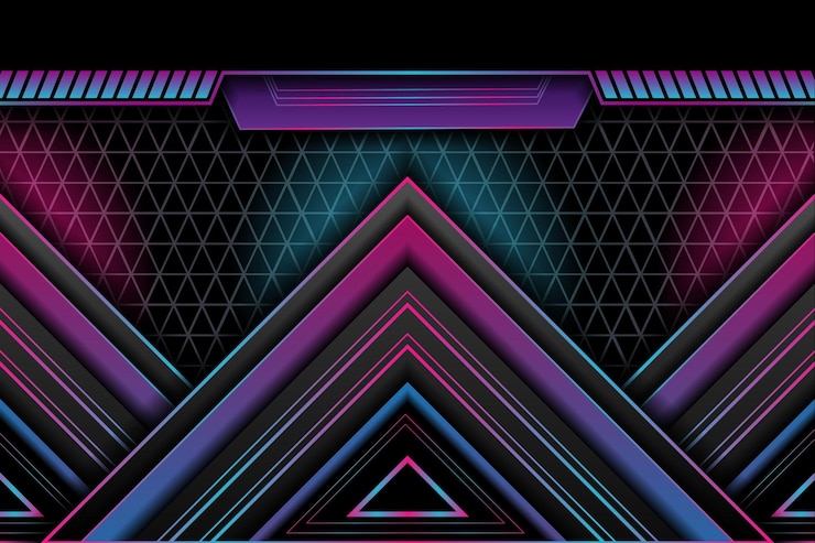 Vector fondo moderno abstracto azul rosa