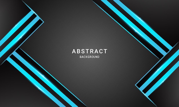Fondo moderno abstracto azul para vector de diseño de redes sociales