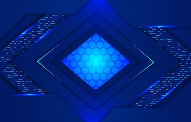 Fondo moderno abstracto con brillo futurista