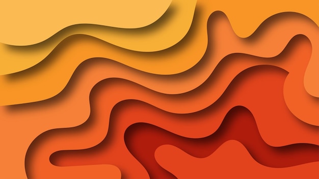 Fondo moderno abstracto Fondo cortado en papel Ilustración vectorial