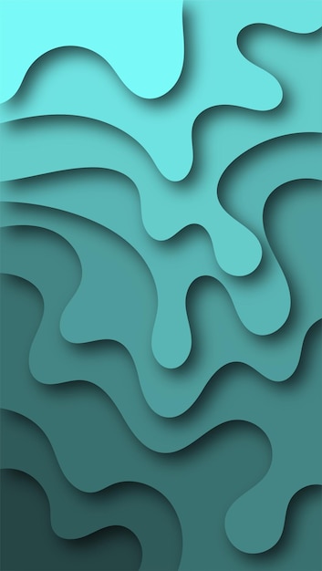 Fondo moderno abstracto Fondo cortado en papel Ilustración vectorial