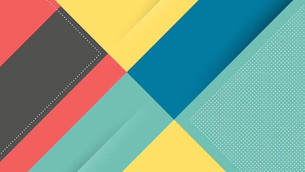 Fondo moderno abstracto con líneas diagonales de Memphis