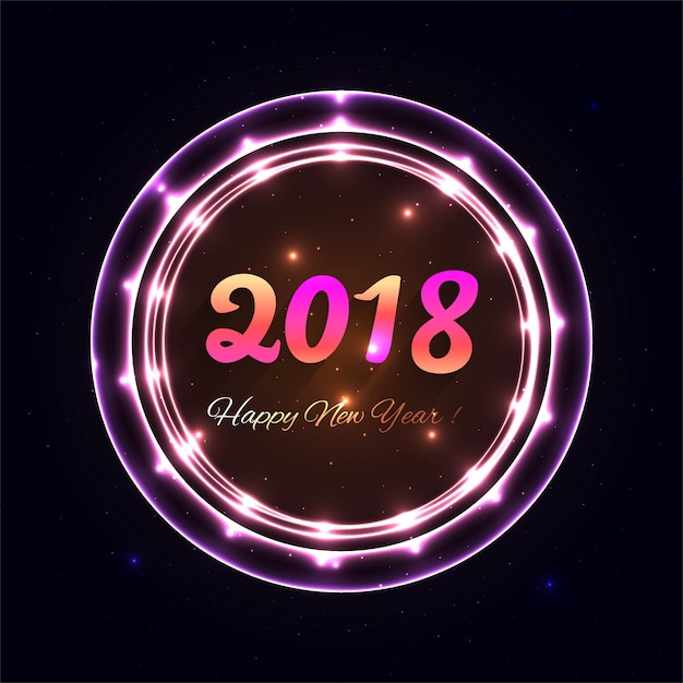 Fondo moderno año nuevo 2018