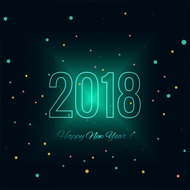 Fondo moderno año nuevo 2018
