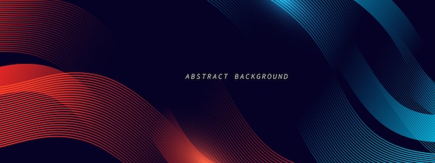 Fondo moderno azul abstracto con formas geométricas dinámicas