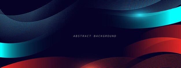 Fondo moderno azul abstracto con formas geométricas dinámicas