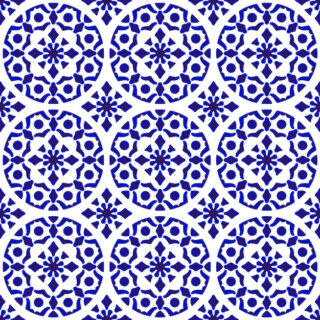 Fondo moderno de cerámica china, azul y blanco, cerámica, fondo, diseño moderno.