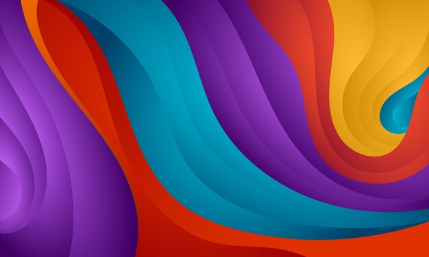 fondo moderno de colores dinámicos con patrón de onda a rayas