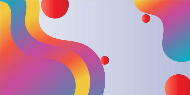 Fondo moderno de concepto de frutas colorido Diseño para portada web de póster de banner agregar folletos de tarjetas