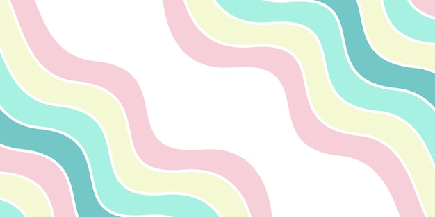Fondo moderno con diseño ondulado de colores pastel