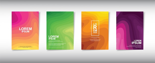 Fondo moderno diseño de portada para folleto de negocios