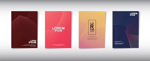 Fondo moderno diseño de portada para folleto de negocios