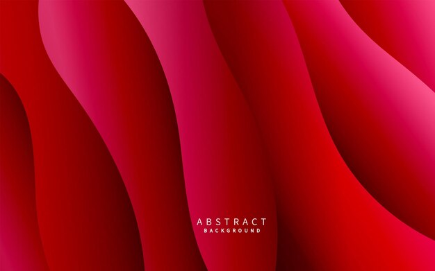 Fondo moderno y elegante con rayas diagonales rojas línea ilustración de fondo abstracto Wave