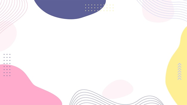 Fondo moderno en el estilo de Memphis