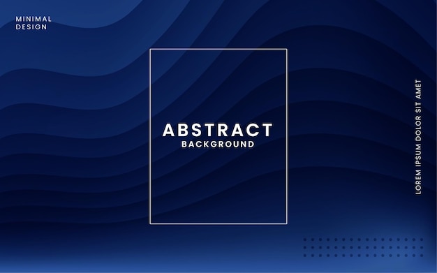 Fondo moderno de forma fluida azul oscuro abstracto adecuado para la tecnología de seminarios web impresos