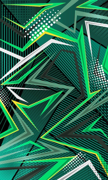 Fondo moderno de formas geométricas abstractas líneas para la sublimación camiseta
