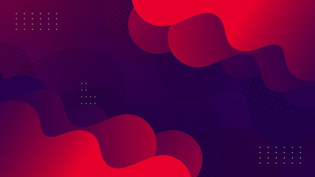 Fondo moderno de gradiente púrpura y rojo con ornamento de medio tono