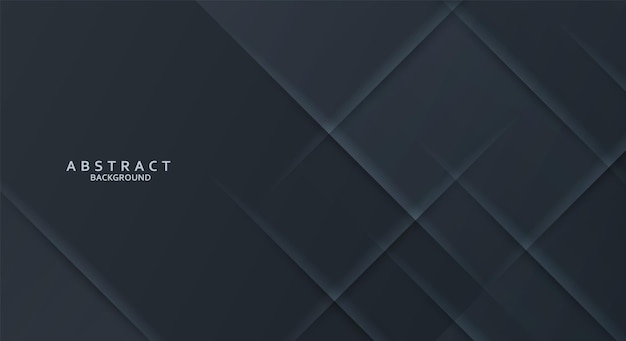 Fondo moderno de presentación abstracta en negro en 3D