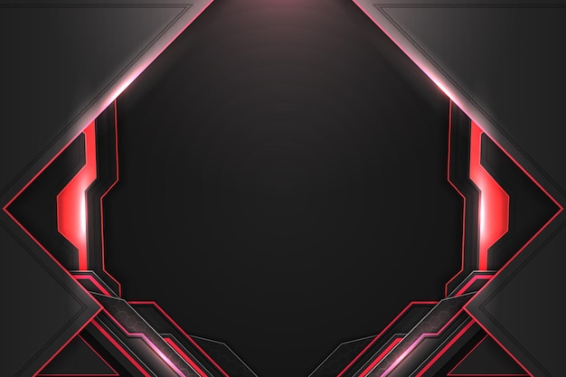 Fondo moderno rojo con elemento