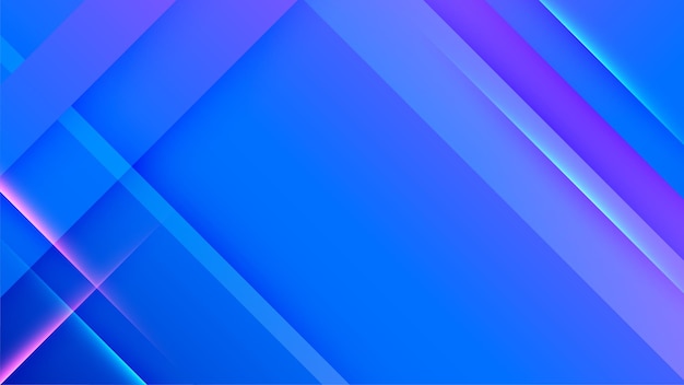 Fondo moderno de tecnología de gradiente azul y púrpura Banner tecnológico futurista abstracto con una forma de gradiente y luz