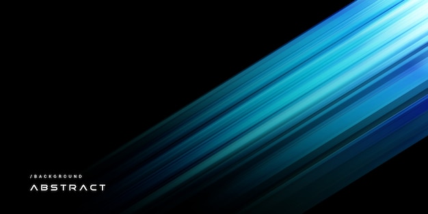 Fondo moderno de tecnología oscura con 3D Blue Ray